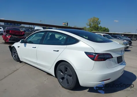 2023 Tesla Model 3 Rear-Wheel Drive из США, поврежденный, VIN 5YJ3E1EA1PF606036